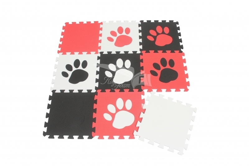 Paw Print Playing Mat