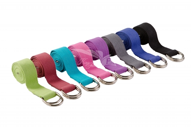 Cotton Yoga Strap (D-ring Buckle)