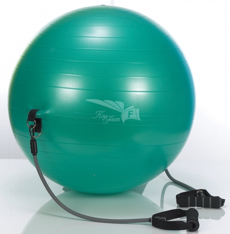 Gym Ball with Resistance Tube